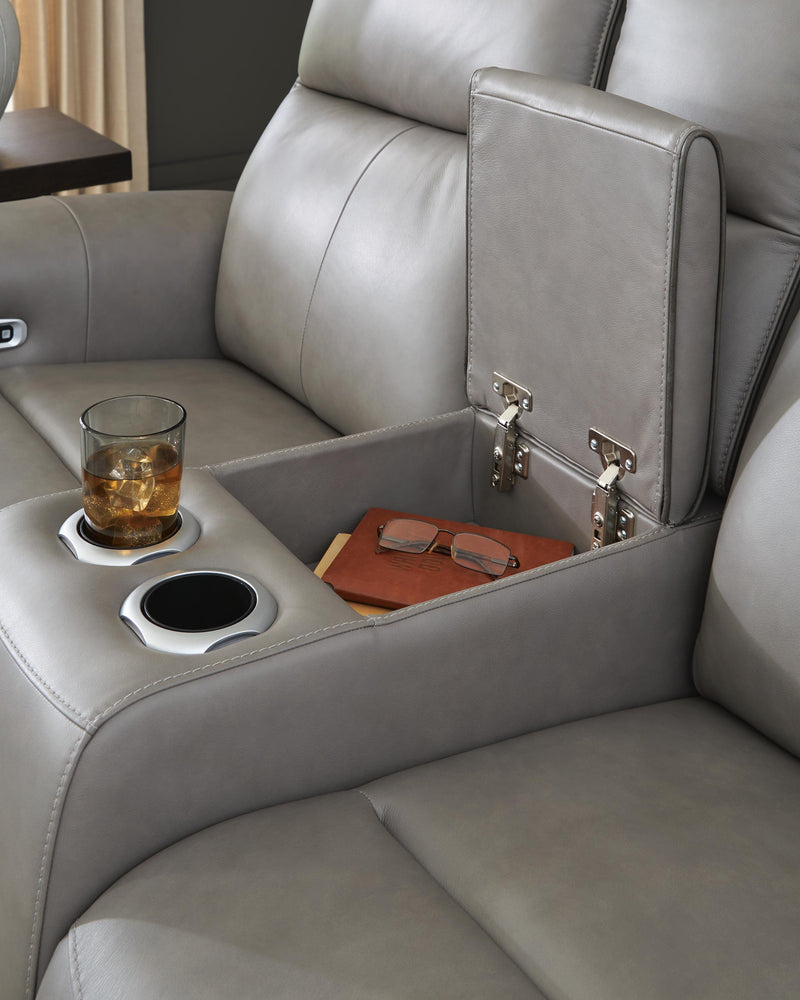 5Z-Comfort Sofa and Loveseat in Coin - PKG022060