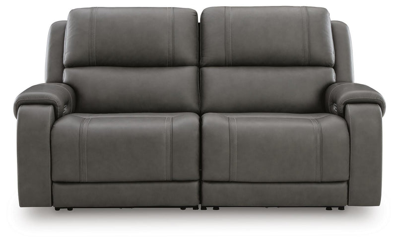 5Z - Pittson Anchor 2-Piece Power Reclining Sectional Loveseat - PCU12600S1