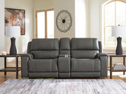 5Z - Pittson Anchor 3-Piece Power Reclining Sectional Loveseat with Console - PCU12600S2