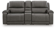 5Z - Pittson Anchor 3-Piece Power Reclining Sectional Loveseat with Console - PCU12600S2