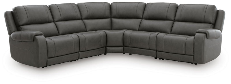 5Z - Pittson Anchor 5-Piece Power Reclining Sectional - PCU12600S4