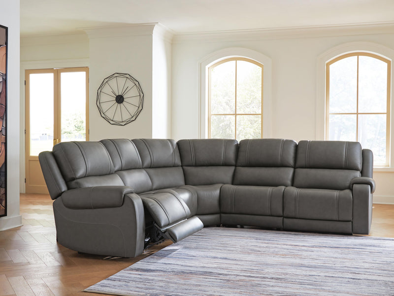 5Z - Pittson Anchor 5-Piece Power Reclining Sectional - PCU12600S6