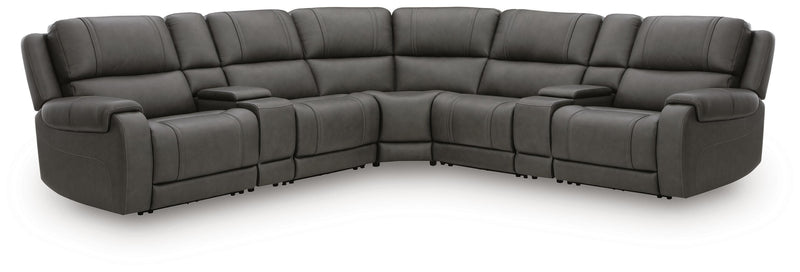 5Z - Pittson Anchor 7-Piece Power Reclining Sectional - PCU12600S10