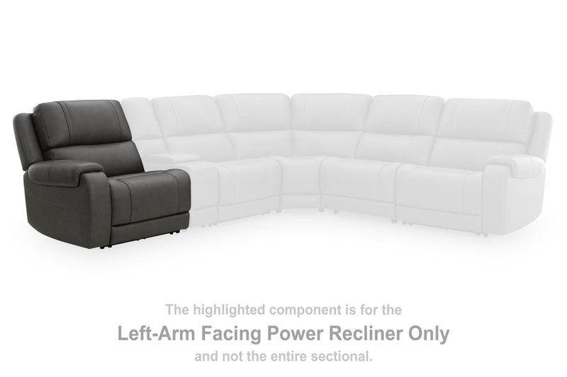 5Z - Pittson Anchor Left-Arm Facing Power Recliner - PCU1260058