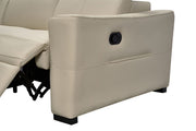 6021 Cream Sectional And Armchair W/ Manual Recliners Set - p14097