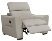 6021 Grey Sectional And Armchair W/ Manual Recliners Set - p14111