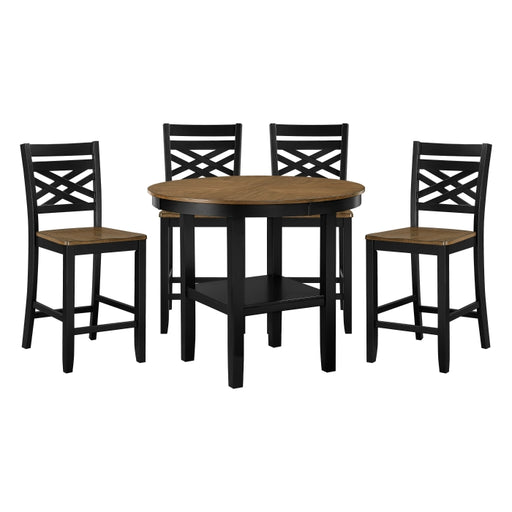 6022-36 5-Piece Pack Counter Height Set - 6022-36