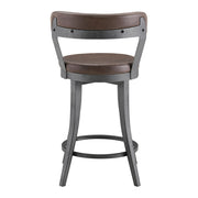 6029-24BR Swivel Counter Height Chair, Set of 2 - 6029-24BR
