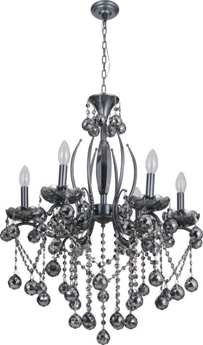 6057W23B  23X28  6 LIGHT SMOKEY BLACK - 210000004811