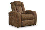 Wolfridge Brindle Power Reclining Sofa, Loveseat and Recliner -  Ashley - Luna Furniture