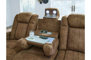 Wolfridge Brindle Power Reclining Sofa, Loveseat and Recliner -  Ashley - Luna Furniture