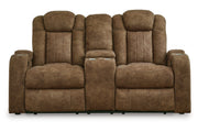 Wolfridge Brindle Power Reclining Sofa, Loveseat and Recliner -  Ashley - Luna Furniture