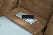 Wolfridge Brindle Power Reclining Sofa, Loveseat and Recliner -  Ashley - Luna Furniture