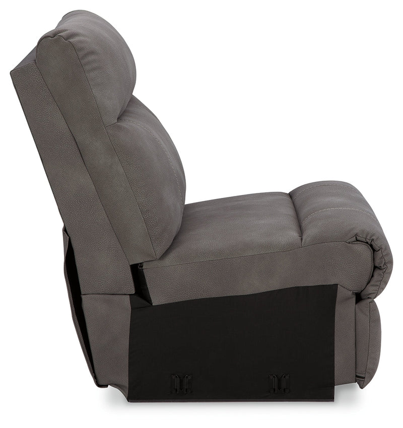 Next-Gen Durapella Slate 5-Piece Power Reclining Sectional from Ashley - Luna Furniture