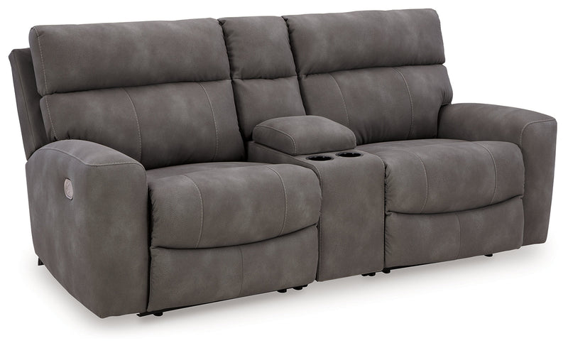 Next-Gen Slate DuraPella Sofa and Loveseat from Ashley - Luna Furniture