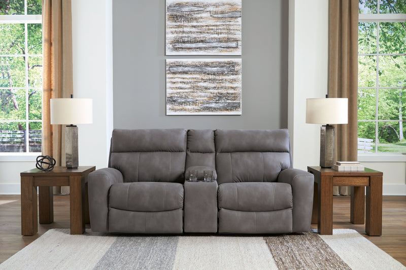 Next-Gen Slate DuraPella Sofa and Loveseat from Ashley - Luna Furniture