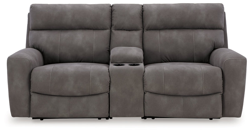 Next-Gen Slate DuraPella Sofa and Loveseat from Ashley - Luna Furniture