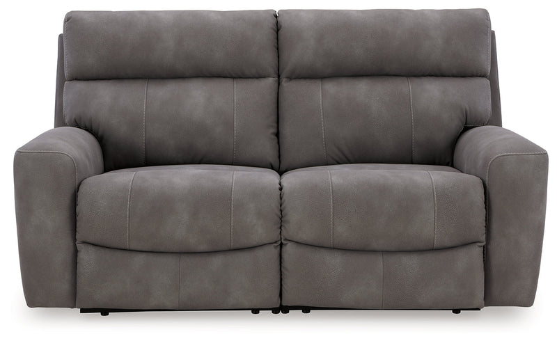 Next-Gen Slate DuraPella Sofa and Loveseat from Ashley - Luna Furniture