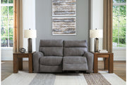 Next-Gen DuraPella Slate 2-Piece Power Reclining Sectional Loveseat -  Ashley - Luna Furniture
