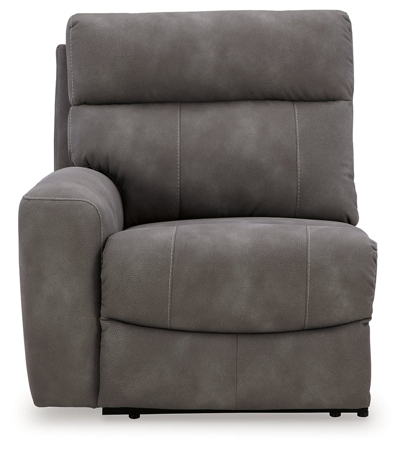Next-Gen Durapella Slate 5-Piece Power Reclining Sectional from Ashley - Luna Furniture