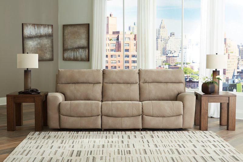 Next-Gen DuraPella Sand 3-Piece Power Reclining Sectional Sofa -  Ashley - Luna Furniture
