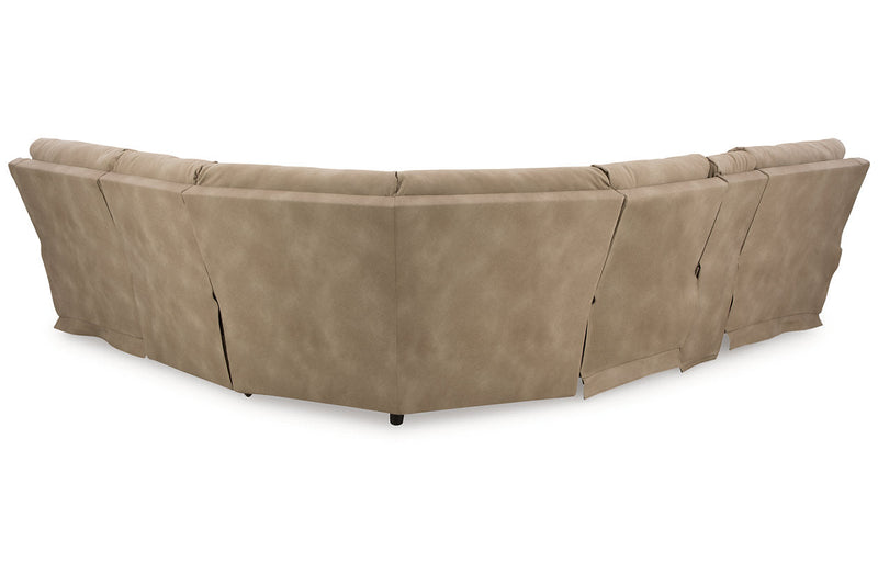 Next-Gen DuraPella Sand 6-Piece Power Reclining Sectional -  Ashley - Luna Furniture