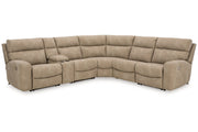 Next-Gen DuraPella Sand 6-Piece Power Reclining Sectional -  Ashley - Luna Furniture