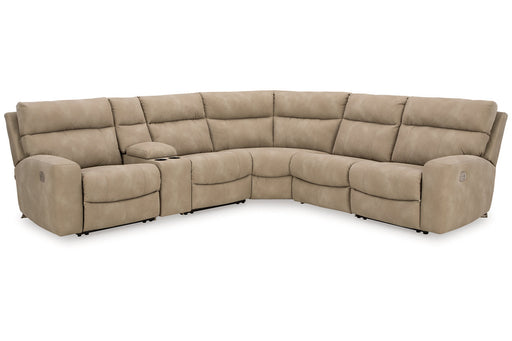 Next-Gen DuraPella Sand 6-Piece Power Reclining Sectional -  Ashley - Luna Furniture
