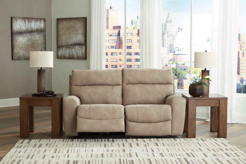 Next-Gen DuraPella Sand 2-Piece Power Reclining Sectional Loveseat -  Ashley - Luna Furniture