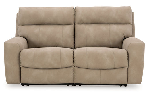 Next-Gen DuraPella Sand 2-Piece Power Reclining Sectional Loveseat -  Ashley - Luna Furniture
