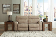 Next-Gen DuraPella Sand 2-Piece Power Reclining Sectional Loveseat -  Ashley - Luna Furniture