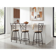 6153-2429 3-Piece Pack Convertible Swivel Counter/Pub Height Chair (Set of 3) - 6153-2429