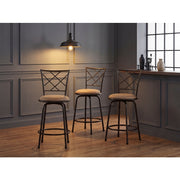 6153-2429 3-Piece Pack Convertible Swivel Counter/Pub Height Chair (Set of 3) - 6153-2429