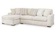 Chessington Ivory 2-Piece Sectional with Chaise -  Ashley - Luna Furniture