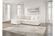 Chessington Ivory 2-Piece Sectional with Chaise -  Ashley - Luna Furniture