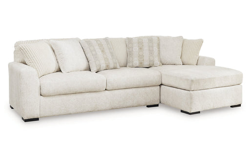 Chessington Ivory 2-Piece Sectional with Chaise -  Ashley - Luna Furniture