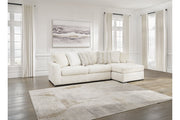 Chessington Ivory 2-Piece Sectional with Chaise -  Ashley - Luna Furniture