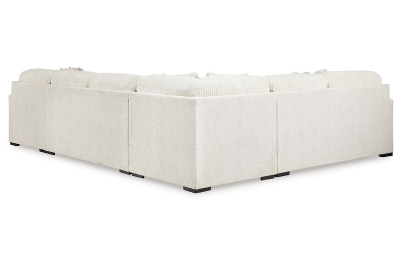 Chessington Ivory 4-Piece Sectional with Chaise -  Ashley - Luna Furniture