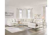 Chessington Ivory 4-Piece Sectional with Chaise -  Ashley - Luna Furniture