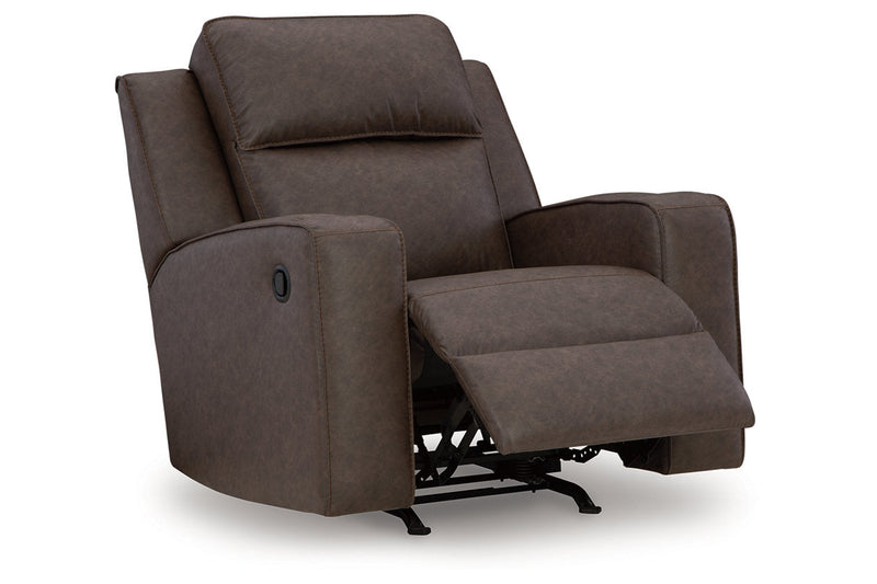 Lavenhorne Umber Reclining Sofa, Loveseat and Recliner -  Ashley - Luna Furniture