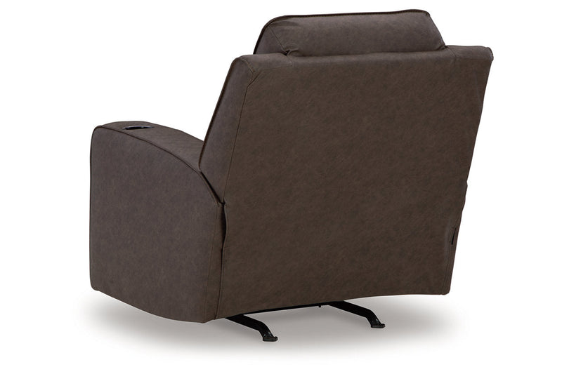 Lavenhorne Umber Reclining Sofa, Loveseat and Recliner -  Ashley - Luna Furniture