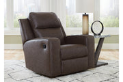 Lavenhorne Umber Reclining Sofa, Loveseat and Recliner -  Ashley - Luna Furniture