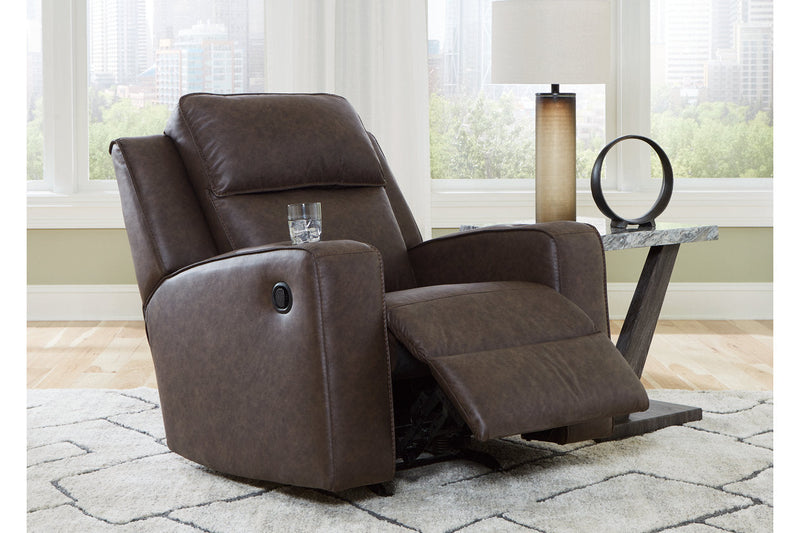 Lavenhorne Umber Reclining Sofa, Loveseat and Recliner -  Ashley - Luna Furniture
