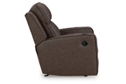 Lavenhorne Umber Reclining Sofa, Loveseat and Recliner -  Ashley - Luna Furniture