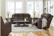Lavenhorne Umber Reclining Sofa, Loveseat and Recliner -  Ashley - Luna Furniture