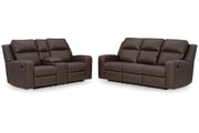 Lavenhorne Umber Reclining Living Room Set -  Ashley - Luna Furniture
