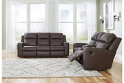 Lavenhorne Umber Reclining Sofa, Loveseat and Recliner -  Ashley - Luna Furniture