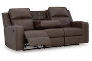 Lavenhorne Umber Reclining Sofa, Loveseat and Recliner -  Ashley - Luna Furniture