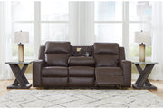 Lavenhorne Umber Reclining Sofa, Loveseat and Recliner -  Ashley - Luna Furniture