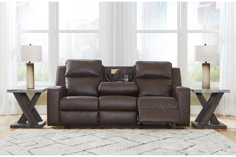 Lavenhorne Umber Reclining Sofa, Loveseat and Recliner -  Ashley - Luna Furniture